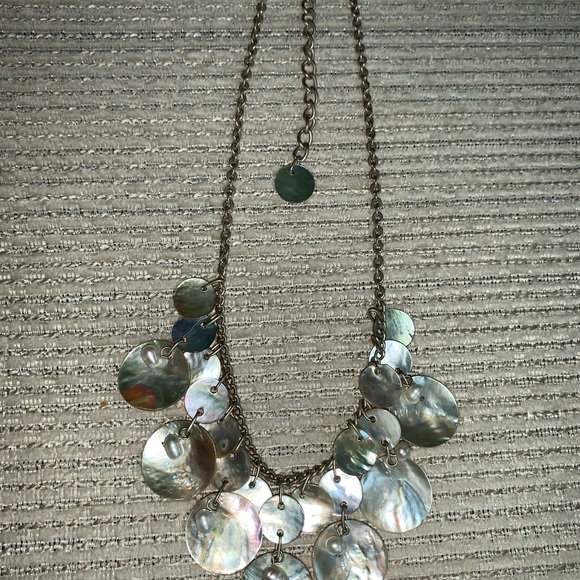 BEAUTIFUL ABALONE shell adjustable necklace - Picture 2 of 8
